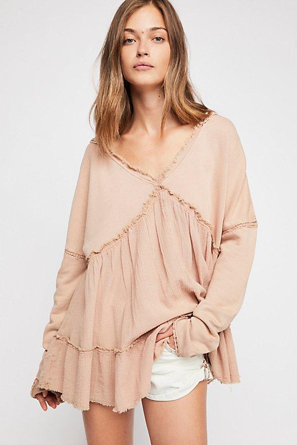 Sunshine's Out Pullover Hoodie By Free People